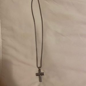 Mens David Yurman Cross Necklace